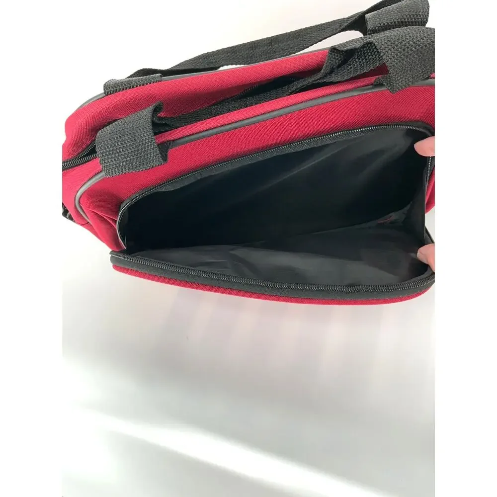 TAG Red Boarding Bag Carry On Travel Shoulder Tote Luggage Trolley Sleeve